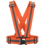 Gilet de s�curit� r�fl�chissant haute visibilit�, ajustable, pour la course � pied, le v�lo et la moto. ...