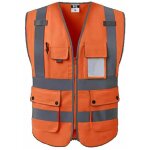 Gilets de s�curit� / gilet de travail / gilet de s�curit� poches et zip frontal