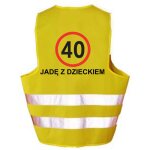 Gilet de signalisation r�fl�chissant je voyage avec un enfant