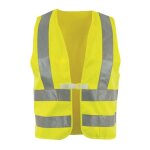 Gilet de signalisation taille universal jaune av bandes rflchissantes paules en 20471 kl. 2