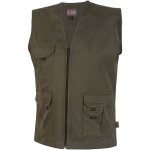Gilet de travail multipoches chica - vert fonc� s