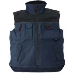 Gilet de travail multipoches coverguard ripstop marine / noir xxl