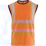 Gilet de travail sans manches haute visibilit 3575 - orange / marine l / xl