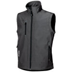 Gilet de travail sans manches softshell climb gris s
