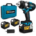 Gisam - 2300n 2x6. 0 ah batteries cl� � chocs �lectrique 1 / 2'pouces adapt�e aux sites de r�paration ...