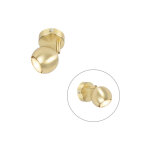 Gissi - spot plafond, plafonnier - 1 lumi�re - h 145 mm - dor� / laiton - moderne - �clairage int�rieur ...