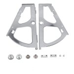 Gistuch - 2 pcs en acier inoxydable meubles charni�re chaussures tiroir cabinet charni�res turing rack ...