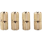 Gistuch - 4 pi�ces / paquet cuivre laiton armoire coffret cadeau cach� baril charni�re 8mm 180 � angle ...