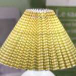 Gistuch - abat - jour, e27 pliss� grande lampe anti �blouissante lampe de table abat - jour tissu chambre ...