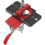 Gistuch - alliage aluminium 35m charni�re trou d'al�sage guide de percage charni�re gabarit avec pince ...