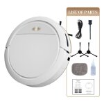 Gistuch - aspirateur robot, 3000pa robot aspirateur laveur, contrle intelligent par app, idal pour ...