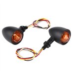 Gistuch - paire de clignotants led vintage bullet pour motos honda