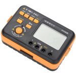 Gistuch - testeur de r�sistance, m�gohmm�tre num�rique lcd vc60b testeur de r�sistance d'isolement megohm ...