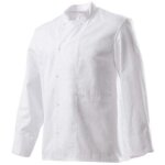 Veste de cuisine mixte manches longues robur inox blanc xxl