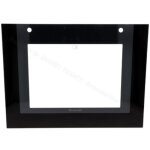 Glace exterieure noire pour four brandt - 74x8052