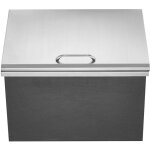 Mophorn - glacire drop - in, 20'l x 16'w x 13'h en acier inoxydable, bac  glace commercial avec couvercle ...