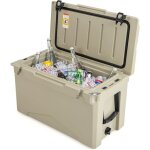Costway - glacière isotherme portable 47 l avec bouchon de vidange et porte - gobelets, glacière rigide ... Costway - glacière isotherme portable 47 l avec bouchon de vidange et porte - gobelets, glacière rigide ...