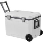 Glaciere rigide isotherme de 45 qt 43 l, refrigerateur portable sur roulettes, sac isotherme avec retention ...