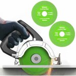 Glass cutting disc, 2 pi�ces disque de coupe de verre, meule � lame de scie mince disque � tron�onner ...