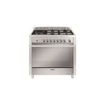 Glemgas - cuisinière matrix 90 x 60 cm inox - four électrique multifonction catal glem - gx960cvix Glemgas - cuisinière matrix 90 x 60 cm inox - four électrique multifonction catal glem - gx960cvix