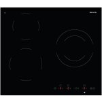 Glemgas - table vitrocramique 60 cm - 3 foyers hi - light dont 1 extensible - 5, 7 glem - gth63et