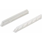 Cyclingcolors ? glissi�res coulissantes pour tiroir ? plastique blanc ? longueur 338mm ? hauteur 44mm ...