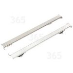 Glissi�res t�lescopiques gauche et droite pour four ? longueur 380 � 650 mm ? largeur 22 mm ? compatible ...