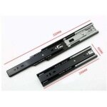 Glissiere pour tiroir avec amortisseur coulisse tiroir 45kg capacit� de charge avec roulement � billes ...