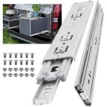Glissiere pour tiroir charge lourde 400 mm pour camping car & van lat�ral coulisse de tiroir sortie totale ...