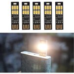 Global 5 lumi�res led usb pour les claviers d'ordinateur portable, super lumineuse avec 6 led et une ...