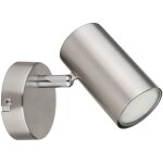 Globo lighting - applique murale spot orientable applique argente lampe de couloir mobile, mtal, douille ...