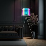 Lampadaire avec abat - jour coloré lampadaire design lampadaire 3 pieds avec interrupteur, 1x e27, dmxh ... Lampadaire avec abat - jour coloré lampadaire design lampadaire 3 pieds avec interrupteur, 1x e27, dmxh ...