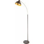 Lampadaire couleur rouille r�tro lampe de salon debout or lampadaire arche rouille or, laiton m�tal, ...