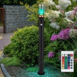 Lampe sur pied �clairage ext�rieur lampadaire avec d�tecteur de mouvement jardin acier inoxydable, intensit� ...