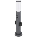 Lampadaire �clairage de jardin d�tecteur de mouvement prises d'ext�rieur lampe de base en acier inoxydable ...
