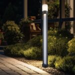 Lampadaire ext�rieur � led en aluminium moul� sous pression all�es de jardin all�e cour lampe sur pied ...