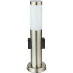 Lampadaire vranda jardin inox ip44 clairage 2x douille globo 3158k