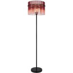 Globo lighting - lampadaire retro lampadaire barres de verre m�re rouge lampe de salon lampe de chambre, ...