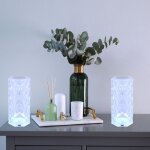 Globo lighting - lampe de table led � intensit� variable touch lampe de table lampe de salon cristal ...