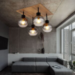 Globo lighting - plafonnier table  manger rtro plafonnier maison de campagne rustique plafonnier salon ...