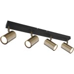 Spot - robby - noir - m�tal - spot en saillie - gu10 - - globo