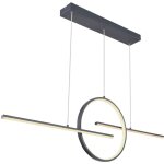 Globo - suspension - barral - gris - métal - grande lampe de Globo - suspension - barral - gris - métal - grande lampe de