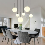 Lampe  suspension, lampe de table  manger, plafonnier, suspension, 6 flammes, lampe de salon, lampe ...