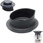 Gobelet doseur pour thermomix tm5 tm6, verre doseur avec �chelle de 50 ml et 100 ml pour thermomix, couvercle ...