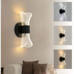 Goeco - applique murale led dimmable moderne lampe murale 3000k / 4000k / 6000k pour chambre � coucher, ...