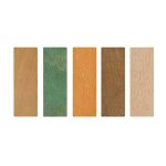 Goettgens - cale de vitrage marron - 70 x 25 mm - 4 mm - sachet de 100