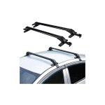 Gojoy - lot de 2 barres de toit de voiture - 115 cm - avec serrure et 2 cls - universel - pour bagages, ...