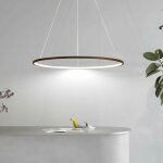 34w led suspension lampe simple creative pendule luminaire anneau design cuisine salle  manger lustre ...