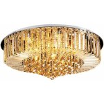 Beau lustre lampe suspendue lampe moderne ronde e14 � cristaux de cristal dimmable led plafonnier avec ...