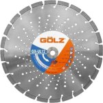 Golz - g�lz - disque diamant gx - ul12, coupe � sec ou � eau - pour d�coupeuse - � 350 mm / al�sage 25. ...